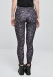 Urban Classics - Tech Mesh AOP Black Paisley - Leggings For Discount