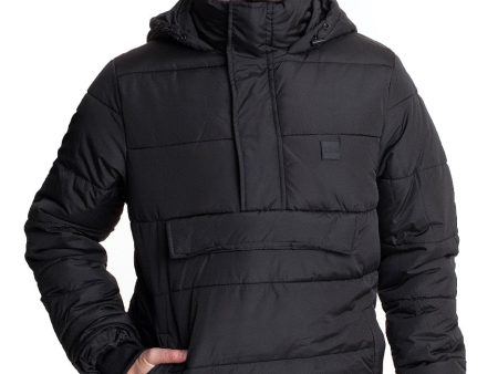 Urban Classics - Pull Over Puffer Black - Jacket Supply