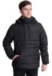 Urban Classics - Pull Over Puffer Black - Jacket Supply