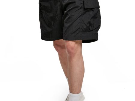 Urban Classics - Nylon Cargo Black - Shorts For Discount