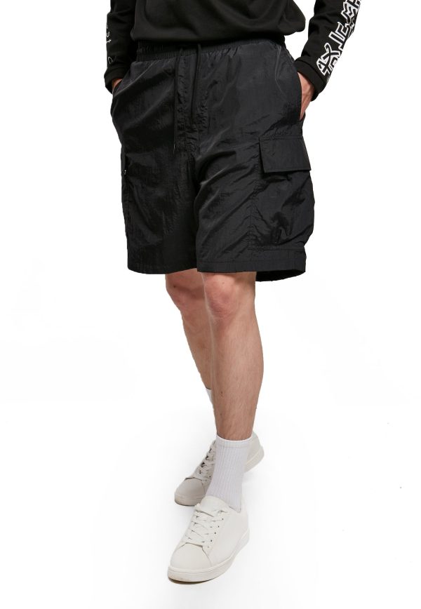 Urban Classics - Nylon Cargo Black - Shorts For Discount