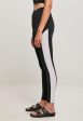 Urban Classics - Ladies Color Block Black White - Leggings on Sale