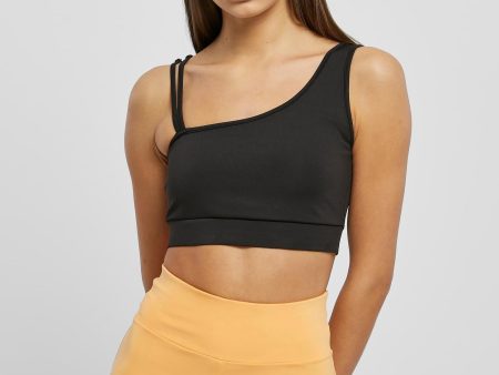 Urban Classics - Ladies Recycled Asymmetrical Black - Bra Discount