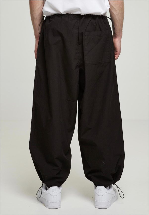 Urban Classics - Popline Parachute Black - Pants Online