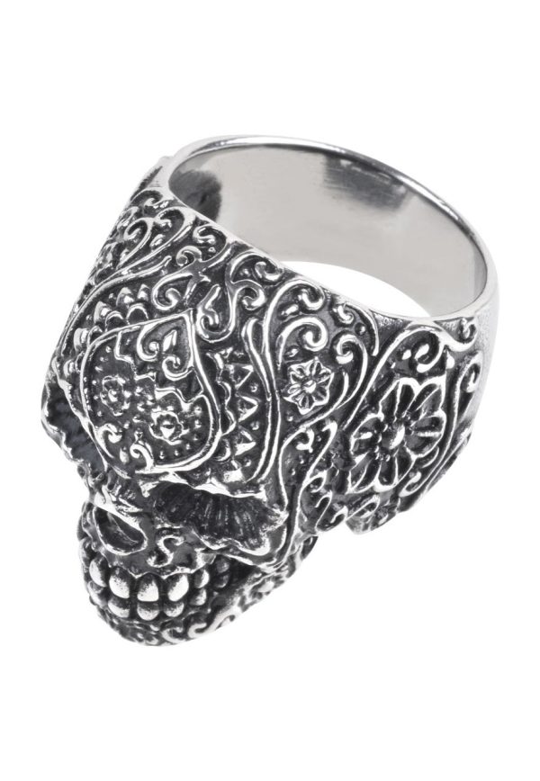 Wildcat - Skull Tattoo Silver - Ring Online