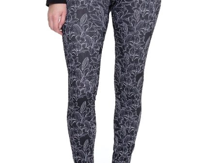 Urban Classics - Ladies AOP Hibiscus Black - Leggings Online Hot Sale