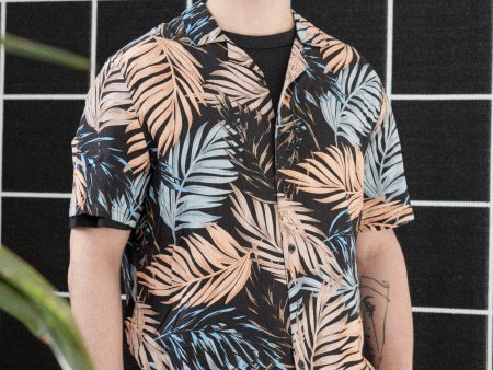 Urban Classics - Viscose AOP Resort Palmfront - Shirt Supply