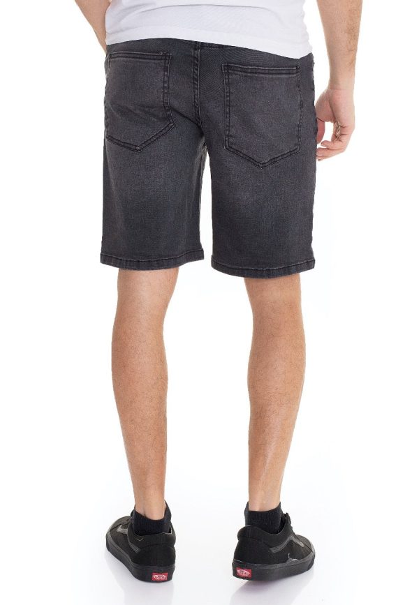 Urban Classics - Relaxed Fit Real Black Washed - Shorts For Cheap