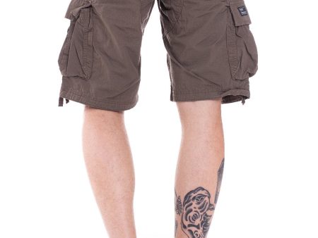 Vintage Industries - Terrance Dark Khaki - Shorts For Cheap