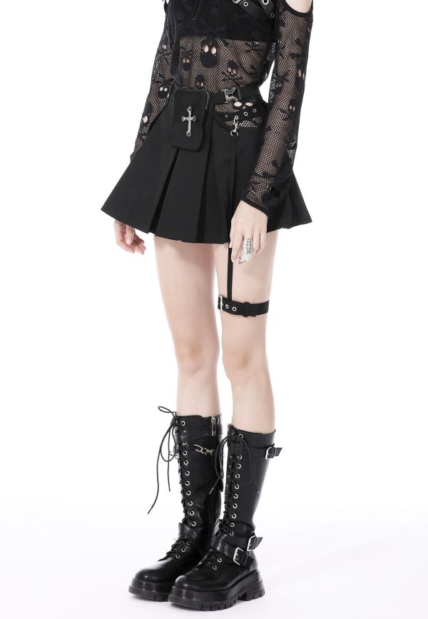 Dark In Love - Rebel Rock Cross Bag Black - Skirt For Sale