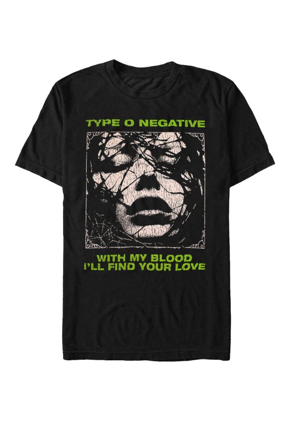 Type O Negative - With My Blood - T-Shirt For Cheap