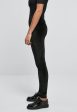 Urban Classics - Ladies High Waist Velvet Black - Leggings Online