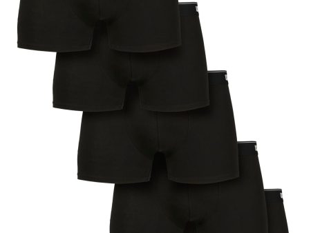 Urban Classics - Organic Pack Of 5 Black - Boxershorts Supply