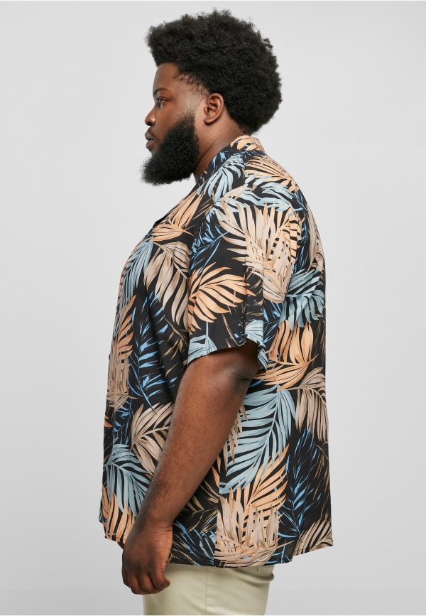 Urban Classics - Viscose AOP Resort Palmfront - Shirt Supply