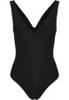 Urban Classics - Ladies Recycled High Leg Black - Swimsuit Cheap