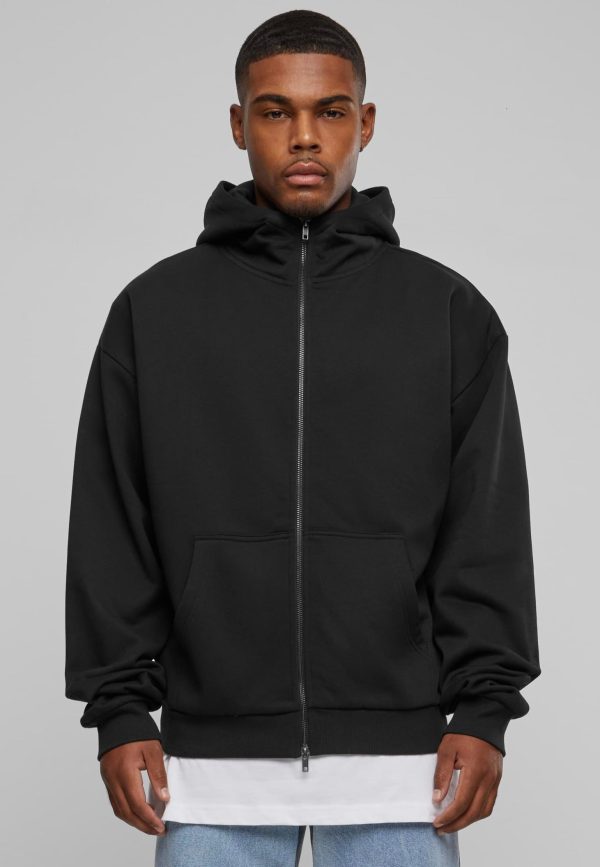 Urban Classics - High Neck Zip Black - Zipper Discount