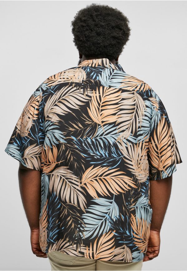 Urban Classics - Viscose AOP Resort Palmfront - Shirt Supply