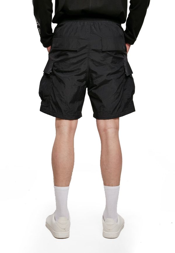 Urban Classics - Nylon Cargo Black - Shorts For Discount