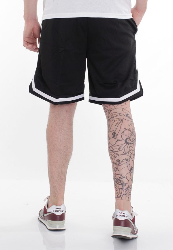 Urban Classics - Stripes Black Black White - Shorts Supply