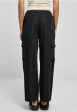 Urban Classics - Ladies Vicose Straight Leg Black - Pants on Sale