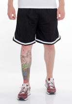 Urban Classics - Stripes Black Black White - Shorts Supply