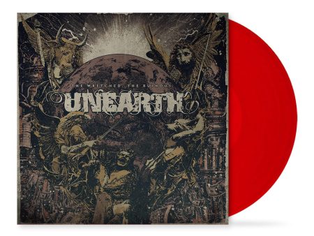 Unearth - The Wretched; The Ruinous Ltd. Transparent Red - Colored Vinyl Hot on Sale