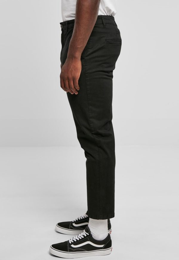 Urban Classics - Cropped Chino Black - Pants Online Hot Sale