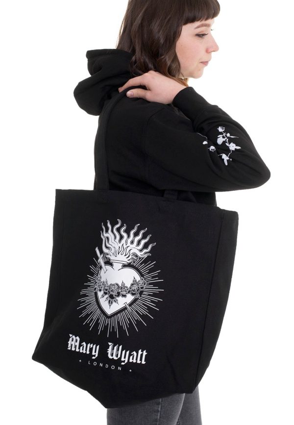 Mary Wyatt - Sacred Canvas Black - Tote Bag Online Hot Sale