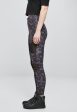 Urban Classics - Tech Mesh AOP Black Paisley - Leggings For Discount