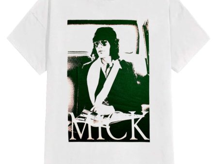 The Rolling Stones - Mick Photo V1 White - T-Shirt Online