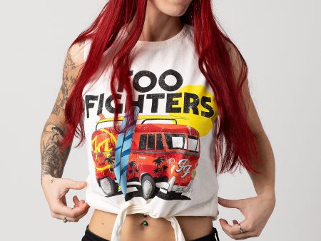 Foo Fighters - Camper Van Vintage Knot White - Tank Discount