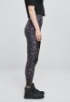 Urban Classics - Tech Mesh AOP Black Paisley - Leggings For Discount