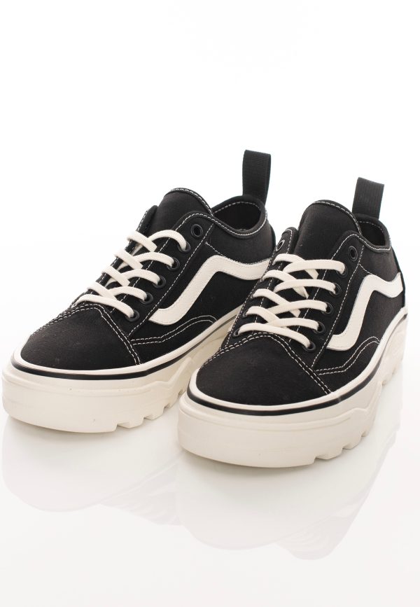 Vans - UA Sentry Old Skool WC (Canvas) Black Marshmallow - Girl Shoes For Cheap