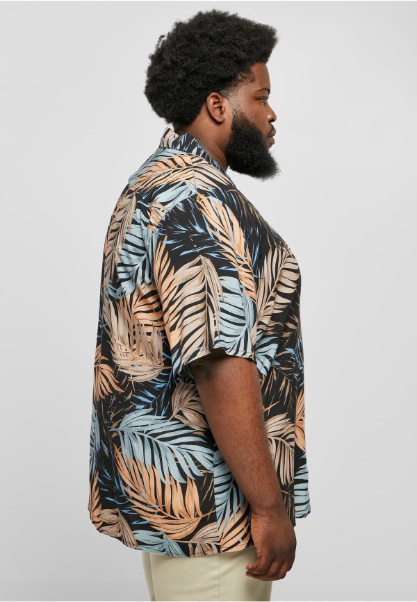 Urban Classics - Viscose AOP Resort Palmfront - Shirt Supply