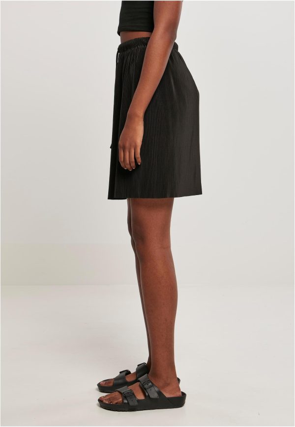 Urban Classics - Ladies Plisse Mini Black - Skirt Online Hot Sale