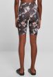 Urban Classics - Ladies Soft AOP Cycle Blacksoftflower - Shorts Online now