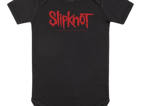 Slipknot - Logo Babygrow Black Red - Bodysuit Fashion