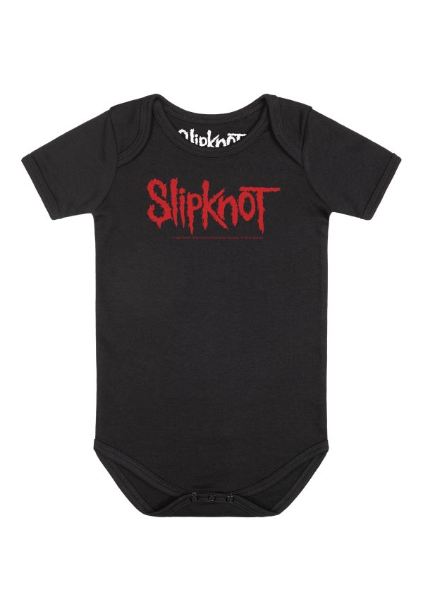 Slipknot - Logo Babygrow Black Red - Bodysuit Fashion