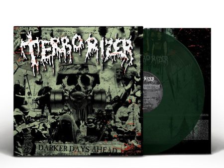 Terrorizer - Darker Days Ahead Ltd. Green - Colored Vinyl Hot on Sale