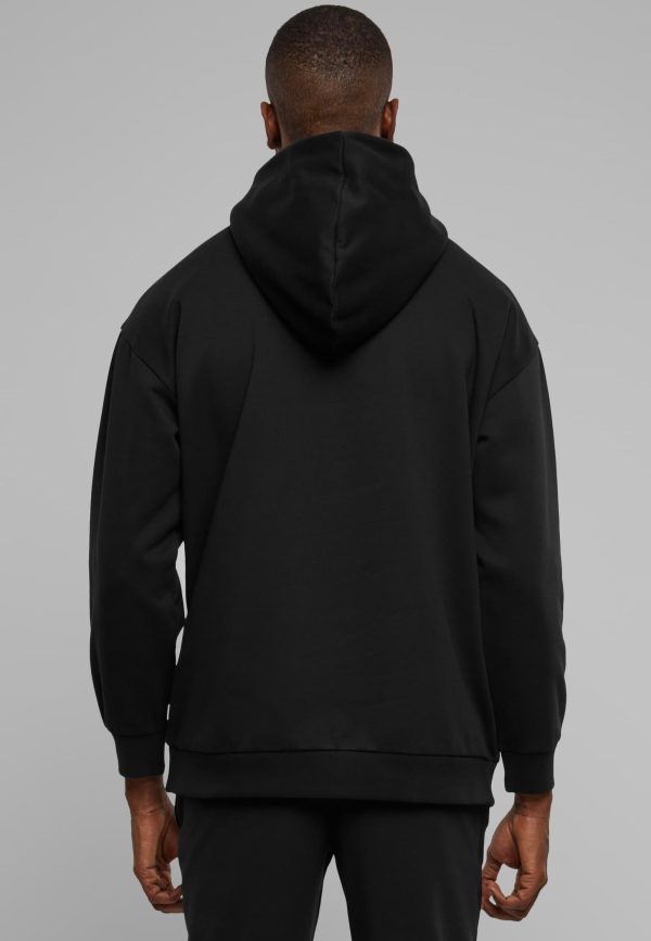 Urban Classics - Zipped High Neck Black - Hoodie Hot on Sale