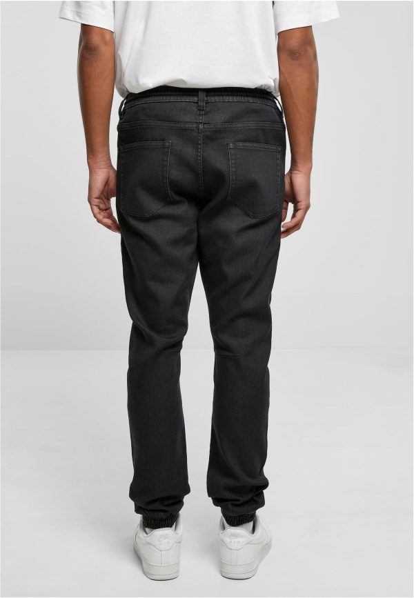 Urban Classics - Knitted Denim Realblack Washed - Pants For Sale