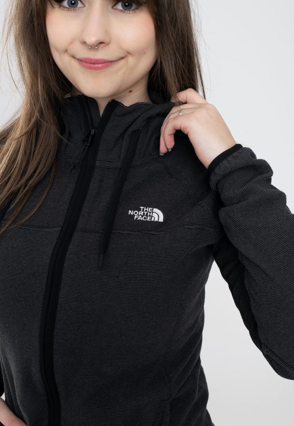 The North Face - Women’s Homesafe Full Zip Fleece Tnf Black Strip - Zipper For Sale