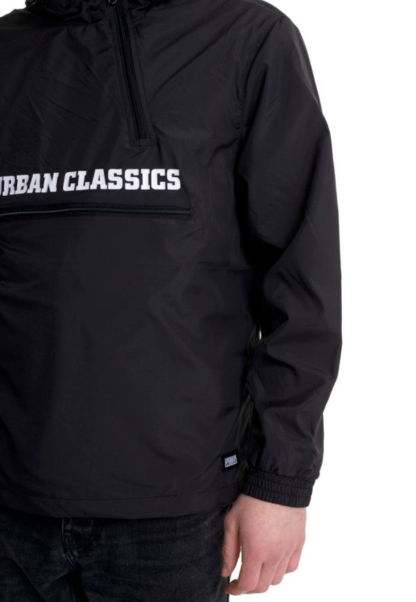 Urban Classics - Commuter Pull Over Black - Jacket Fashion