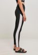 Urban Classics - Ladies Color Block Black White - Leggings on Sale