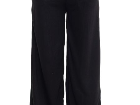 Urban Classics - Ladies Modal Terry Wide Leg Black - Sweat Pants For Sale