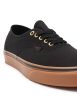 Vans - Authentic Black Rubber - Shoes For Cheap