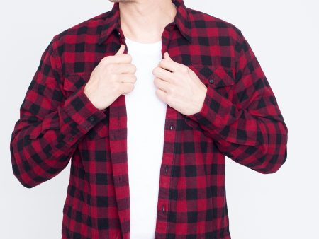 Vintage Industries - Harley Red Check Harley - Shirt Online now