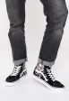 Vans - Sk8-Hi Flame Skull Black True White - Shoes Fashion