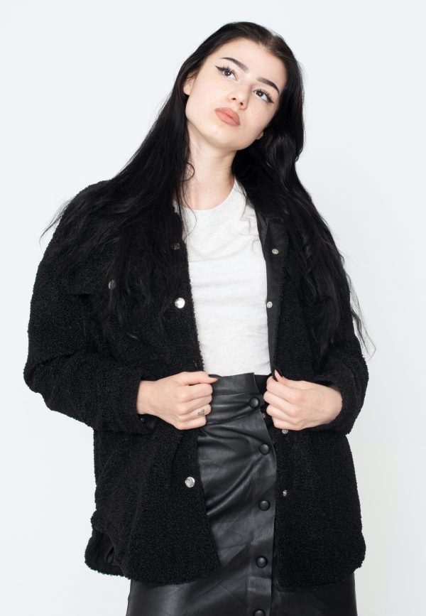 Urban Classics - Ladies Sherpa Black - Jacket Online now