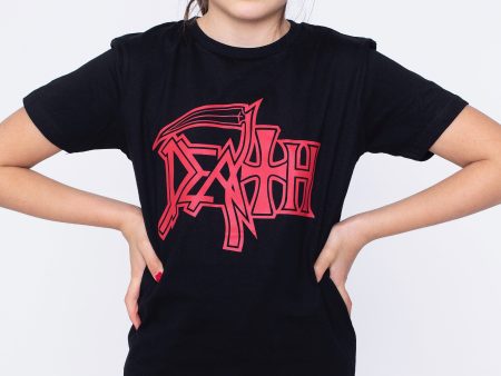 Death - Logo Kids Black Red - T-Shirt Online